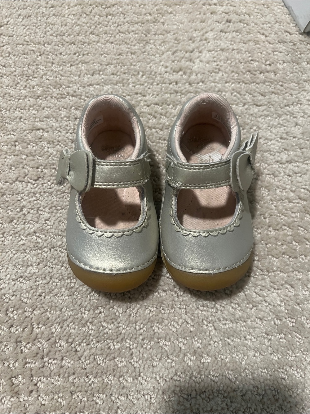 Stride Rite Gold Baby Girl Dress Shoes